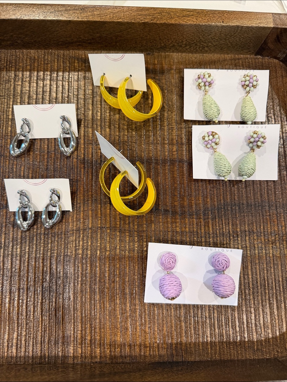 Lot of 7 pairs of Summer earrings
